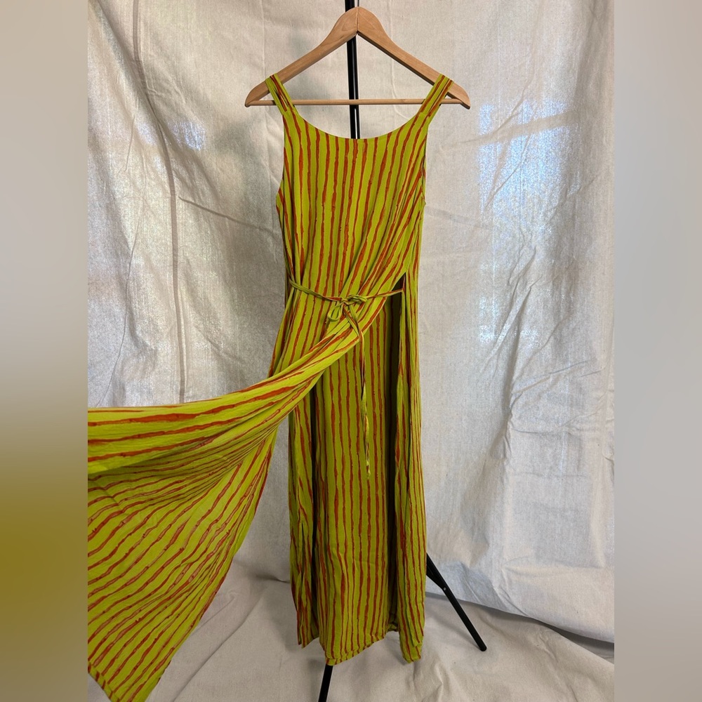 Early 2000’s Designer Vintage ANIMALE Midi Slit Dress S/M